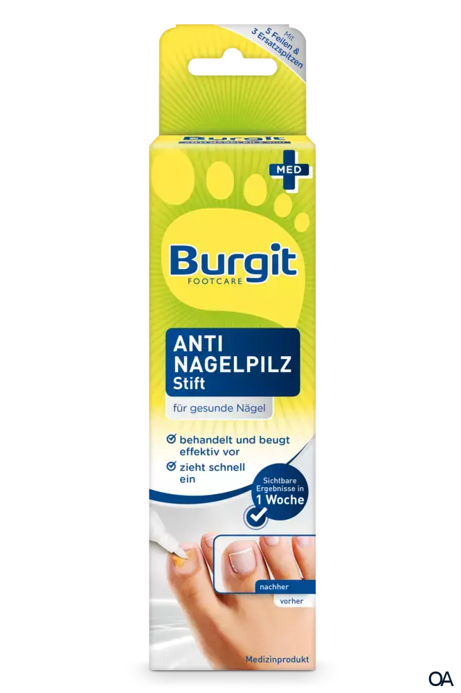 Burgit Footcare Anti Nagelpilz Stift Burgit Footcare Anti Nagelpilz Stift