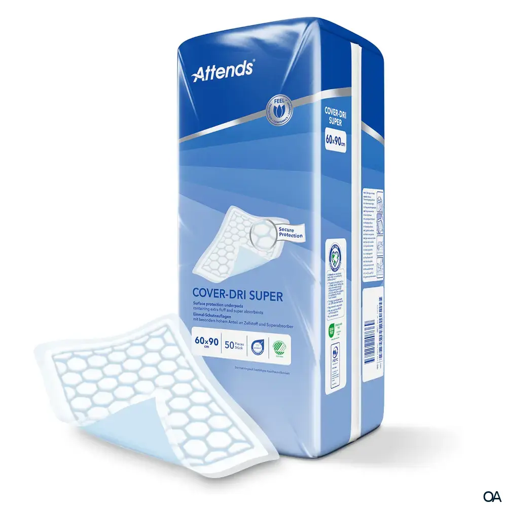 Attends Cover-Dri Super Einmal-Schutzauflagen 60 x 90 cm