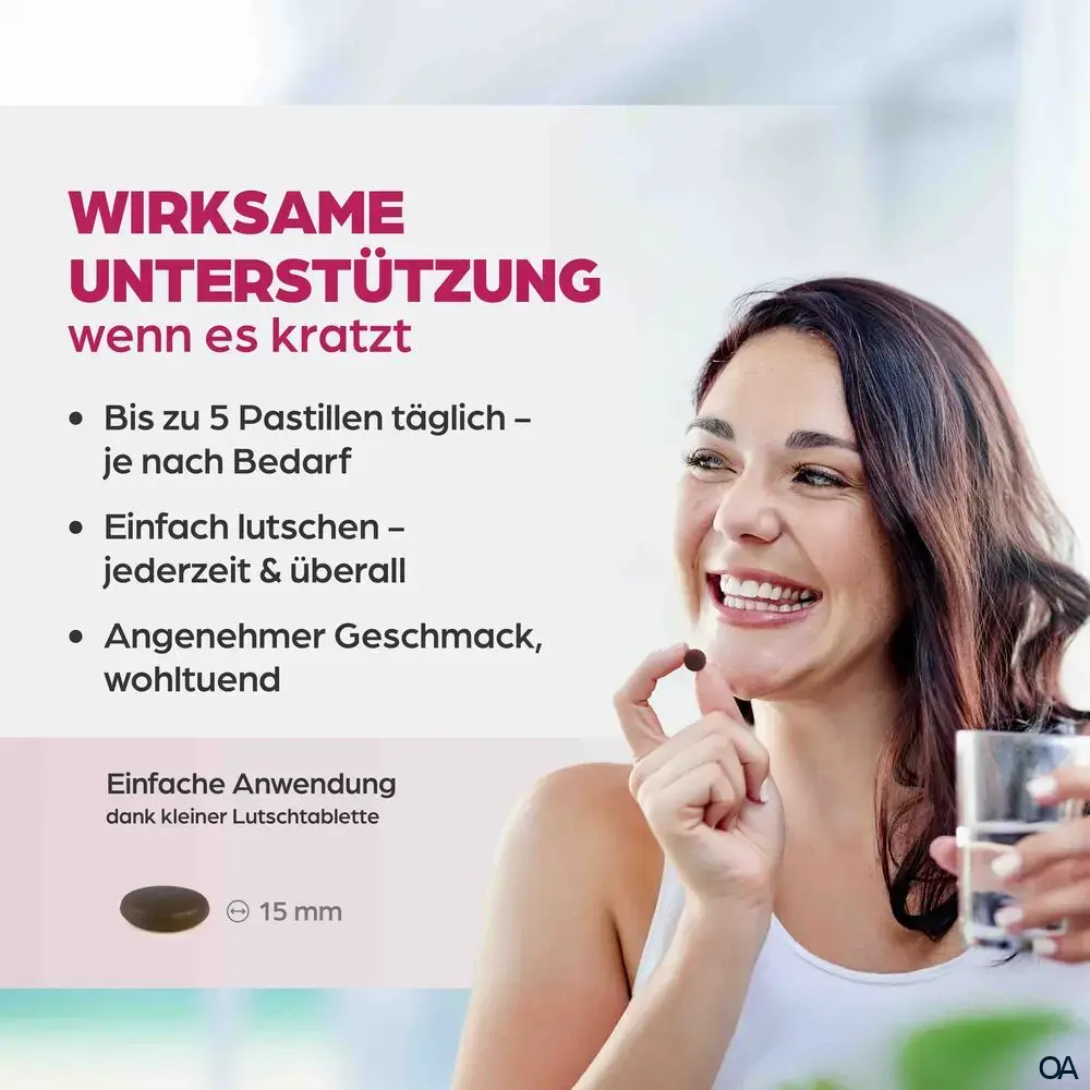 LUUF® Halspastillen mit Isländisch Moos und Eibisch