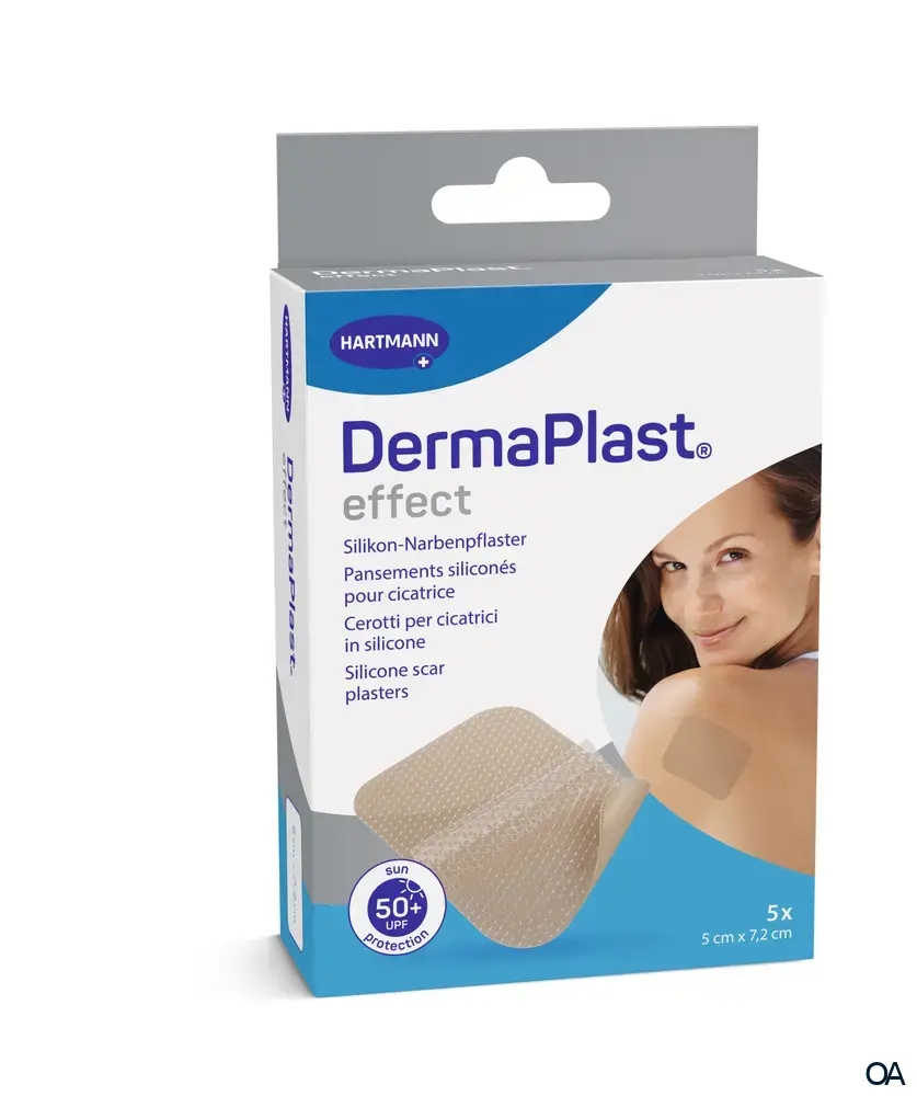 DermaPlast® effect Silikon-Narbenpflaster, 7.2 x 5 cm
