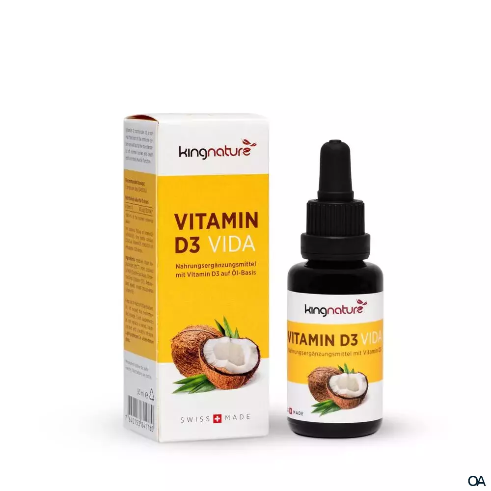 Kingnature Vitamin D3 Vida Tropfen Kingnature Vitamin D3 Vida Tropfen