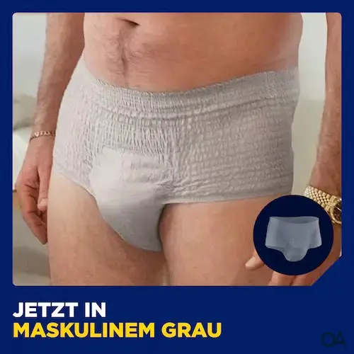 TENA Men Active Fit Pants Normal | Inkontinenzunterwäsche - Größe S/M