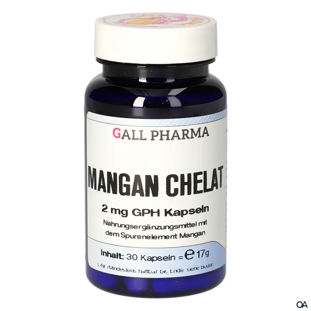 Gall Pharma Mangan Chelat 2 mg Kapseln Gall Pharma Mangan Chelat 2 mg Kapseln