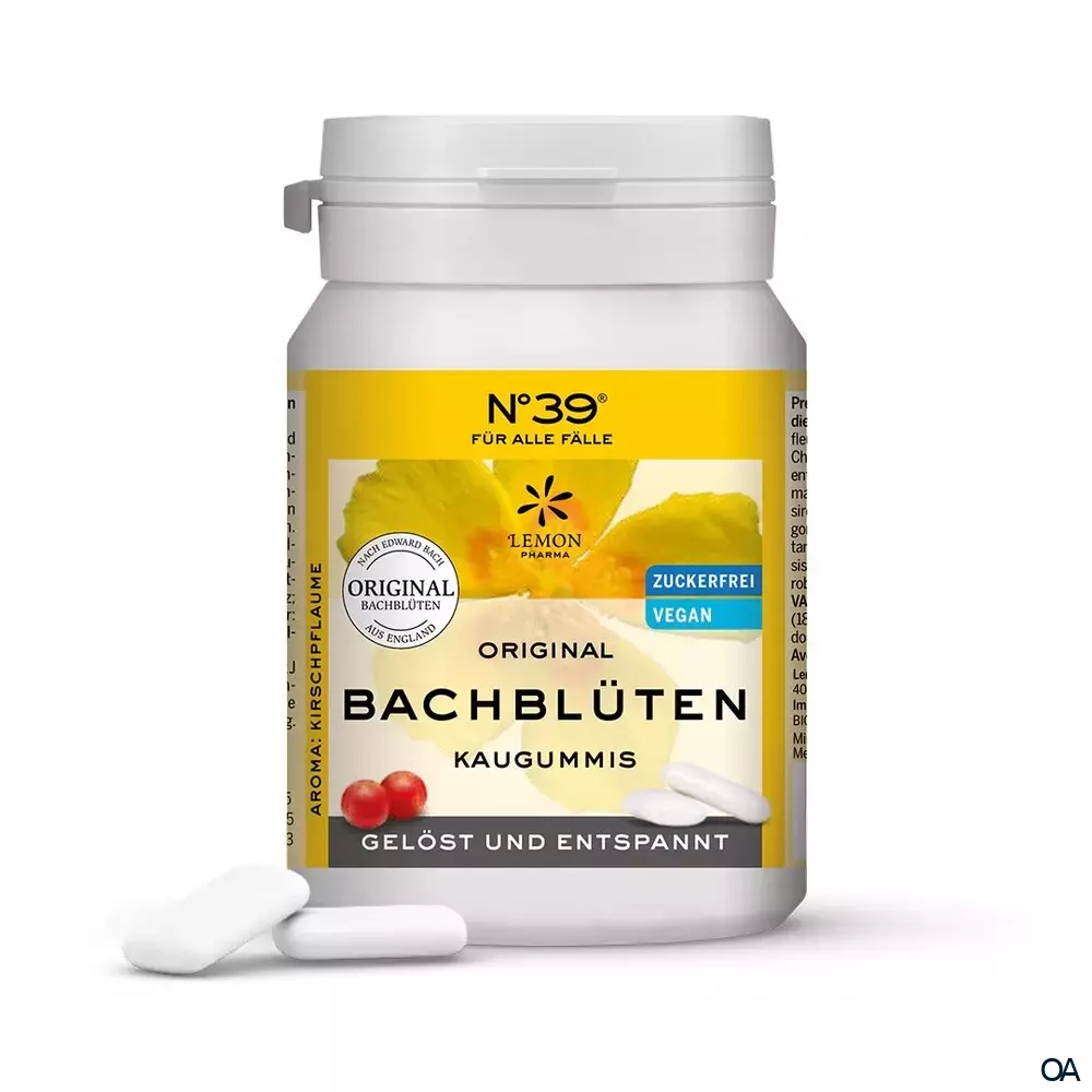 Lemon Pharma N°39 Kaugummi Original Bachblüten "Für Alle Fälle" Lemon Pharma N°39 Kaugummi Original Bachblüten "Für Alle Fälle"