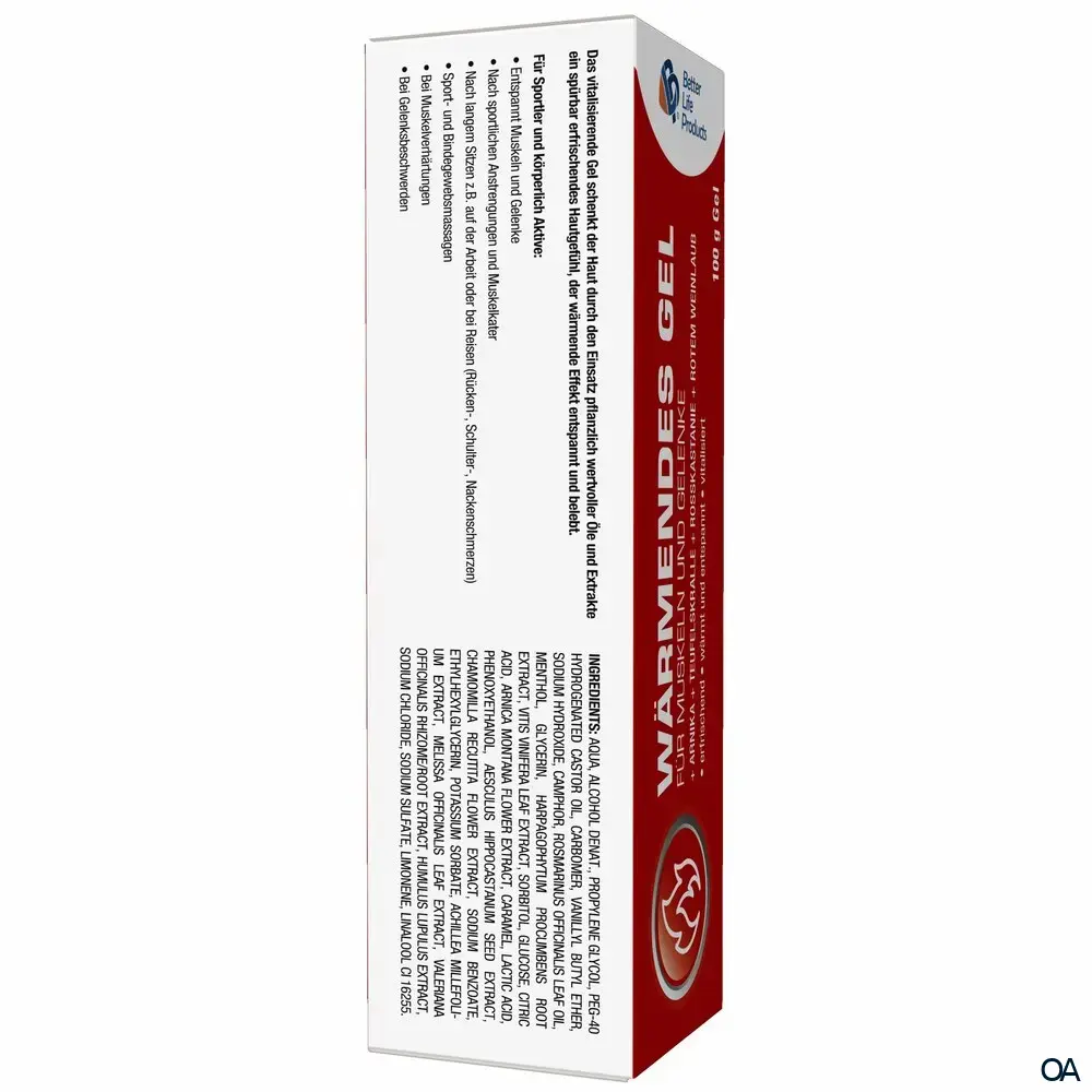 Better Life Products® Wärmendes Gel Better Life Products® Wärmendes Gel