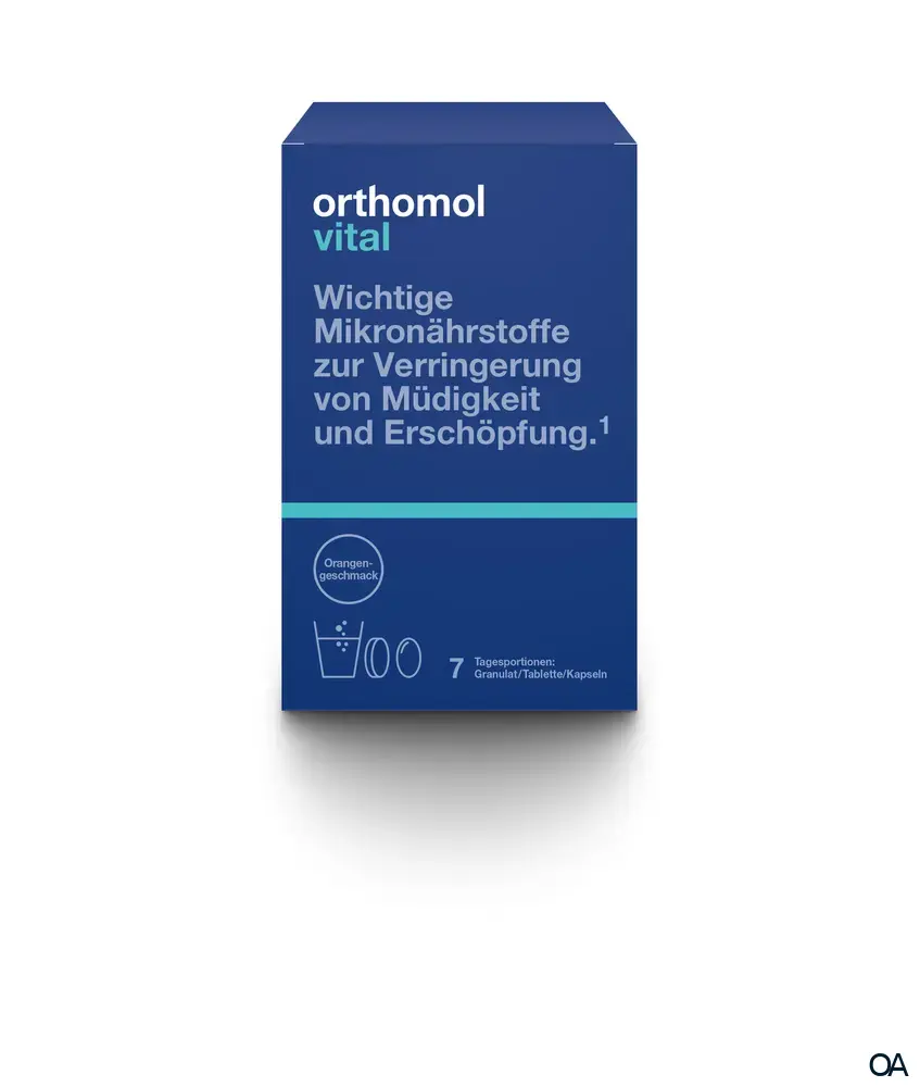 Orthomol Vital Granulat + Tablette + Kapseln Orange