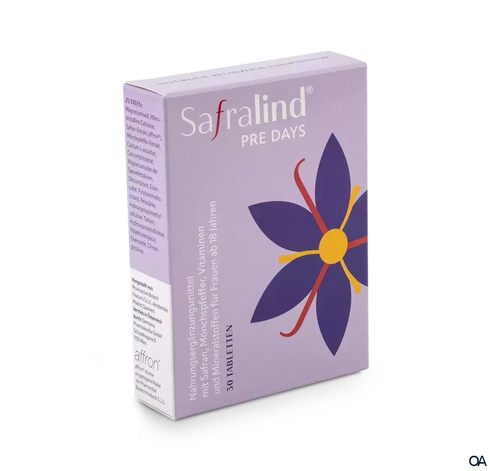 Safralind® PRE DAYS Tabletten Safralind® PRE DAYS Tabletten