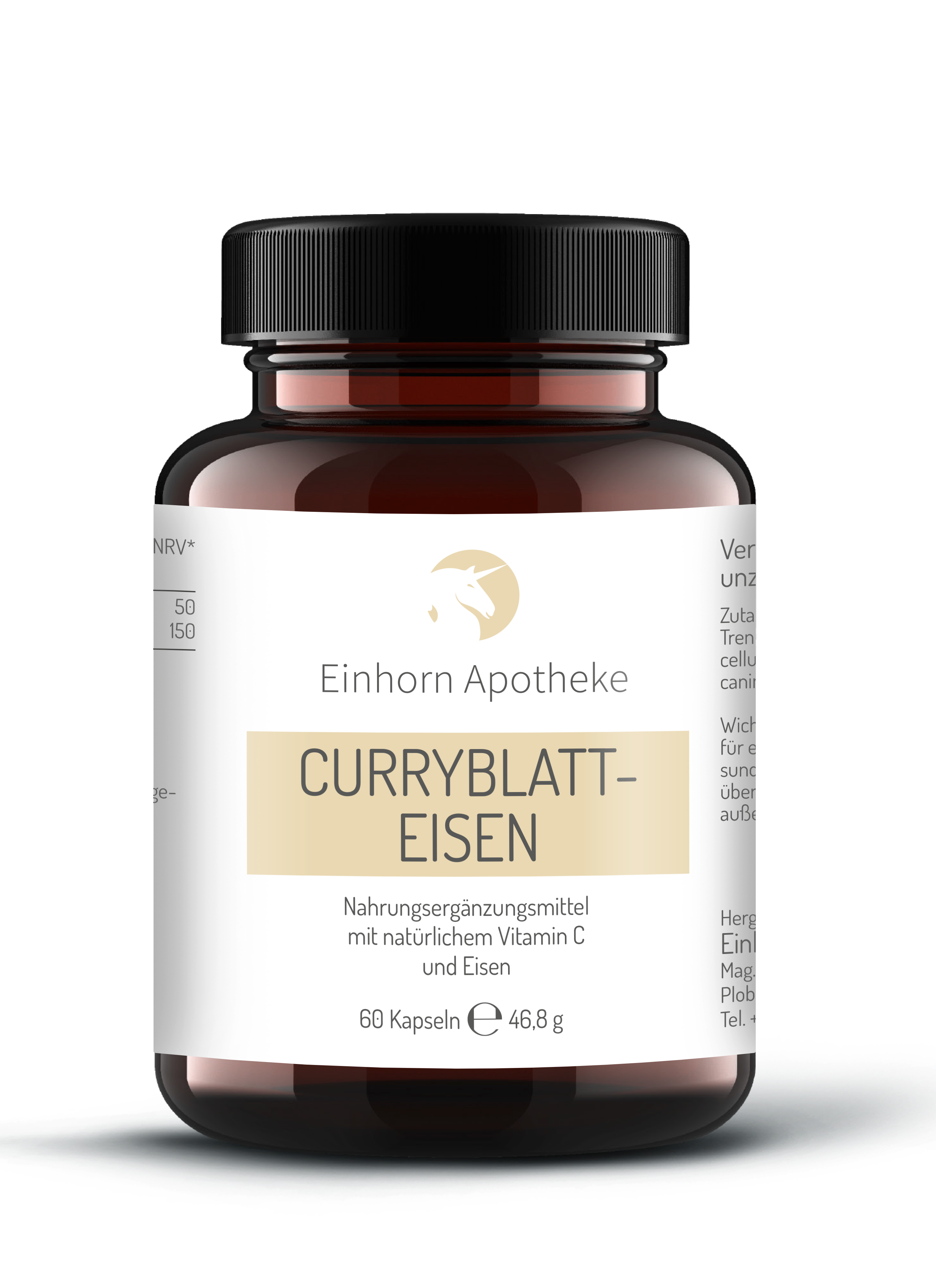 CURRYBLATT EISEN EINHORN KAPSELN CURRYBLATT EISEN EINHORN KAPSELN