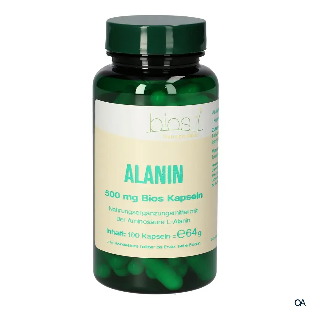 Bios Alanin 500 mg Kapseln