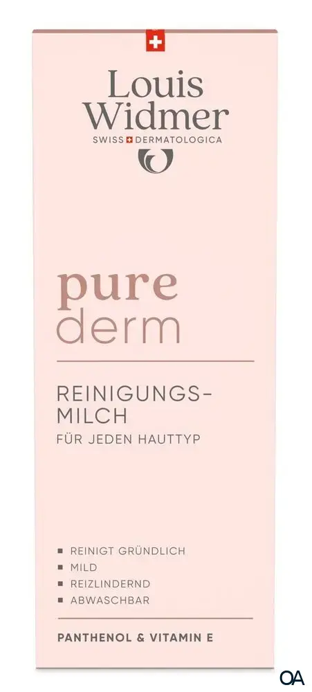 Louis Widmer purederm Reinigungsmilch - leicht parfümiert Louis Widmer purederm Reinigungsmilch - leicht parfümiert