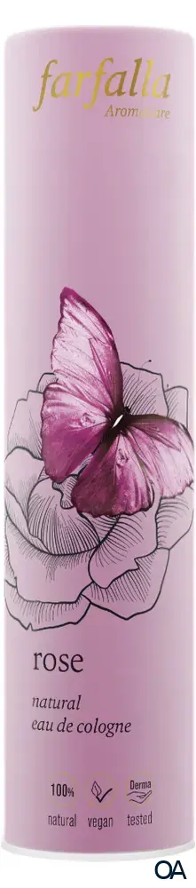 Farfalla Rose, Natural Eau De Cologne