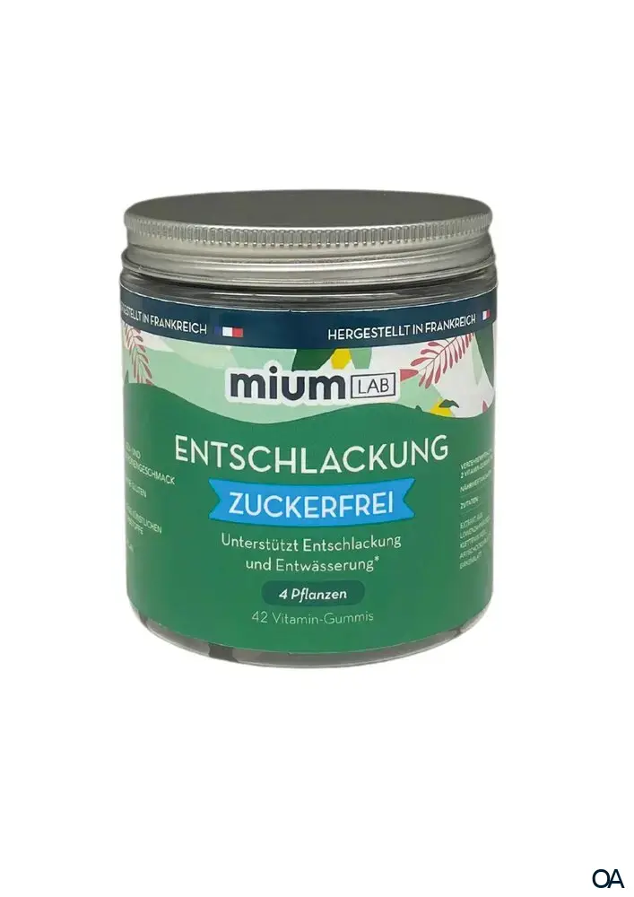 MIUM-LAB Entschlackung Vitamin-Gummis