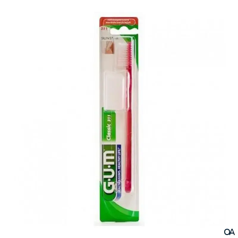 GUM® Classic Zahnbürste schlank, weich (mit Gummikegel) 311 GUM® Classic Zahnbürste schlank, weich (mit Gummikegel) 311