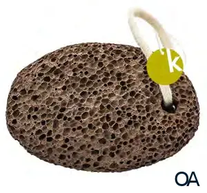 Kozbach Pharma 5506 Lava-Bimsstein, Natur-Lavastein, mit Kordel