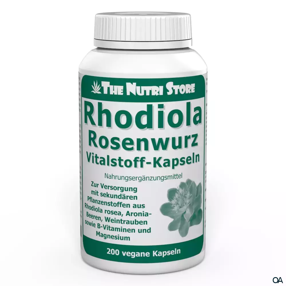 The Nutri Store Rhodiola Rosenwurz Vitalstoff Kapseln The Nutri Store Rhodiola Rosenwurz Vitalstoff Kapseln