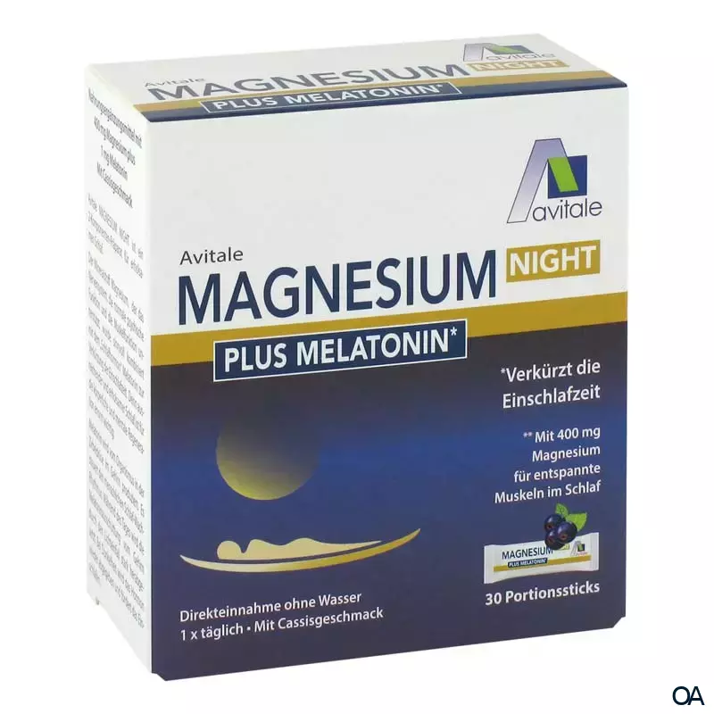Avitale Magnesium Night plus Melatonin Sticks Avitale Magnesium Night plus Melatonin Sticks