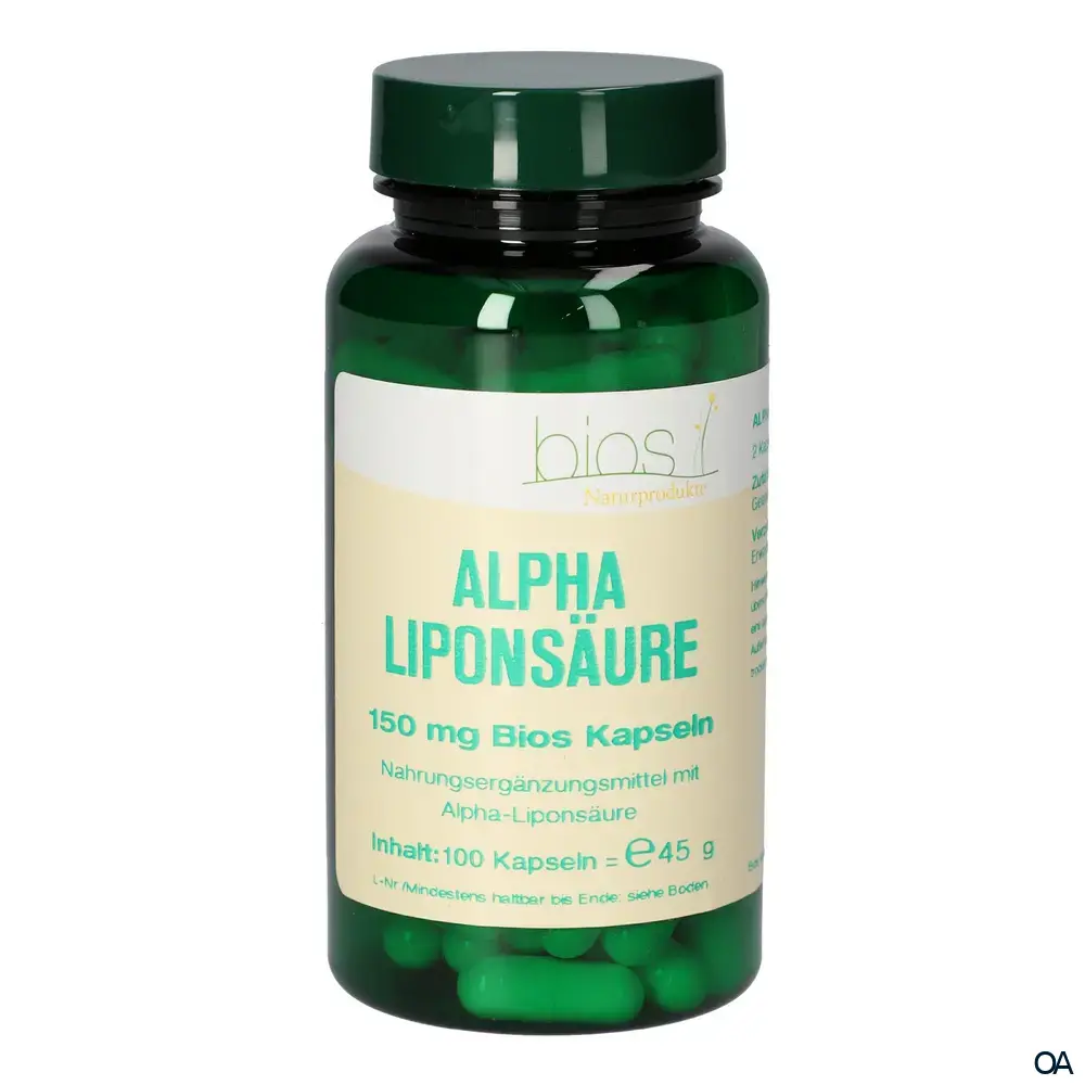 Bios Alpha Liponsäure Kapseln Bios Alpha Liponsäure Kapseln