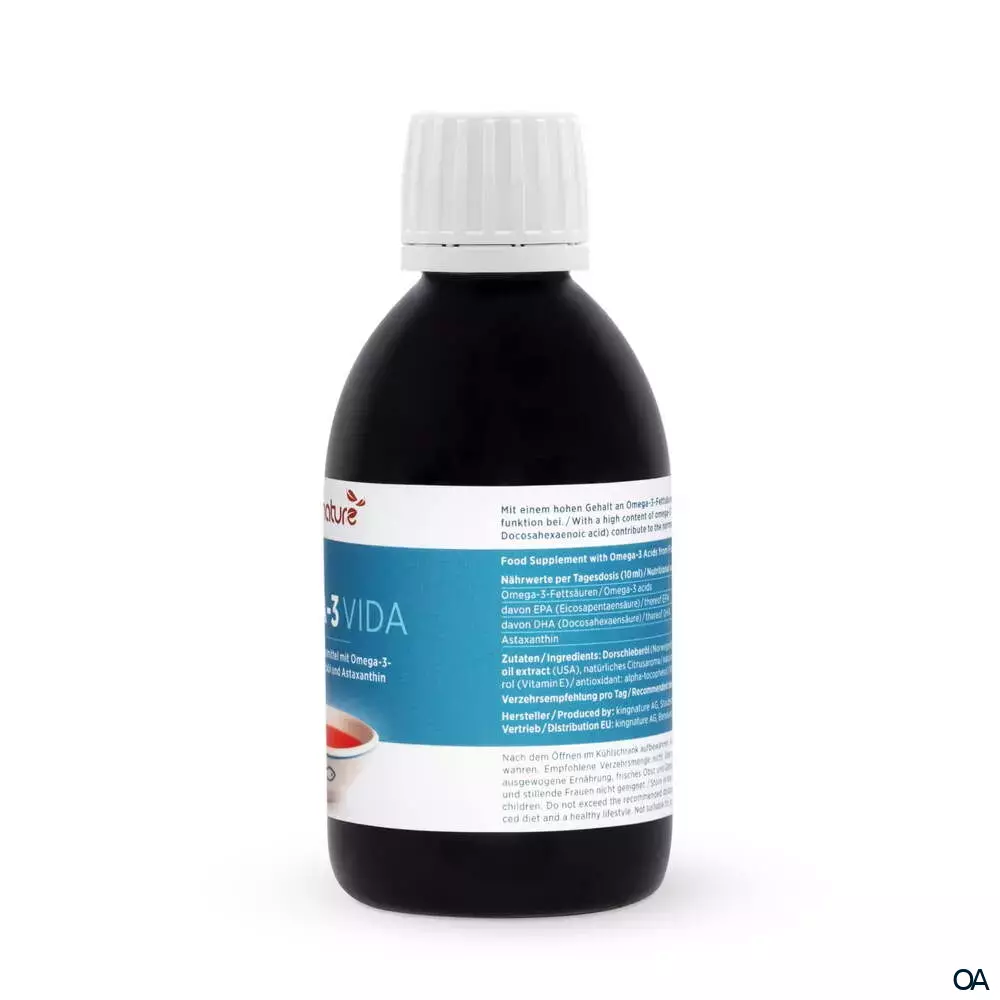 Kingnature Omega 3 Vida Fischöl Kingnature Omega 3 Vida Fischöl