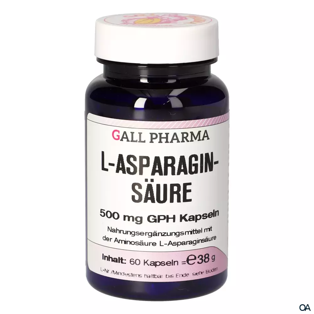 Gall Pharma L-Asparaginsäure 500 mg Kapseln