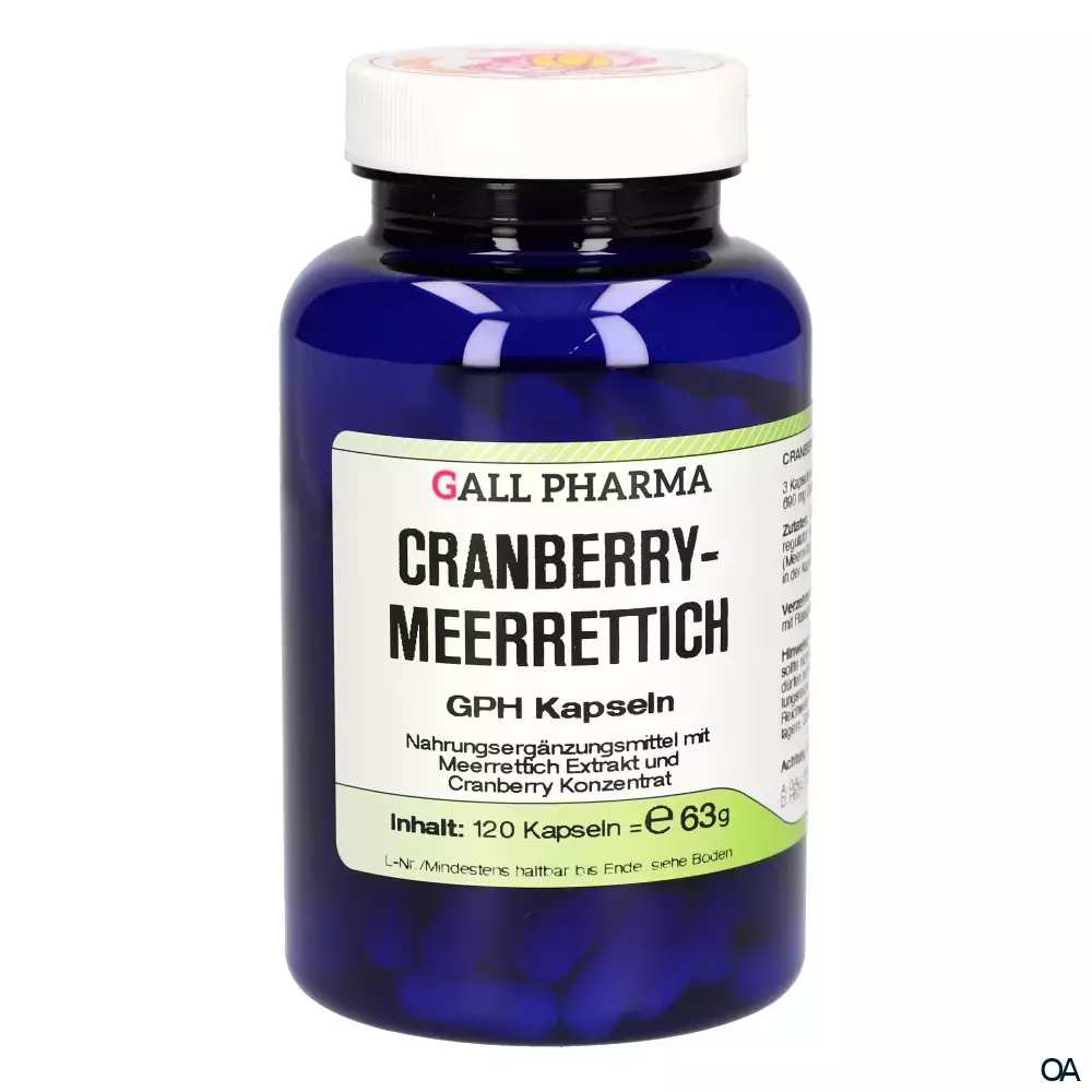 Gall Pharma Cranberry-Meerrettich Kapseln