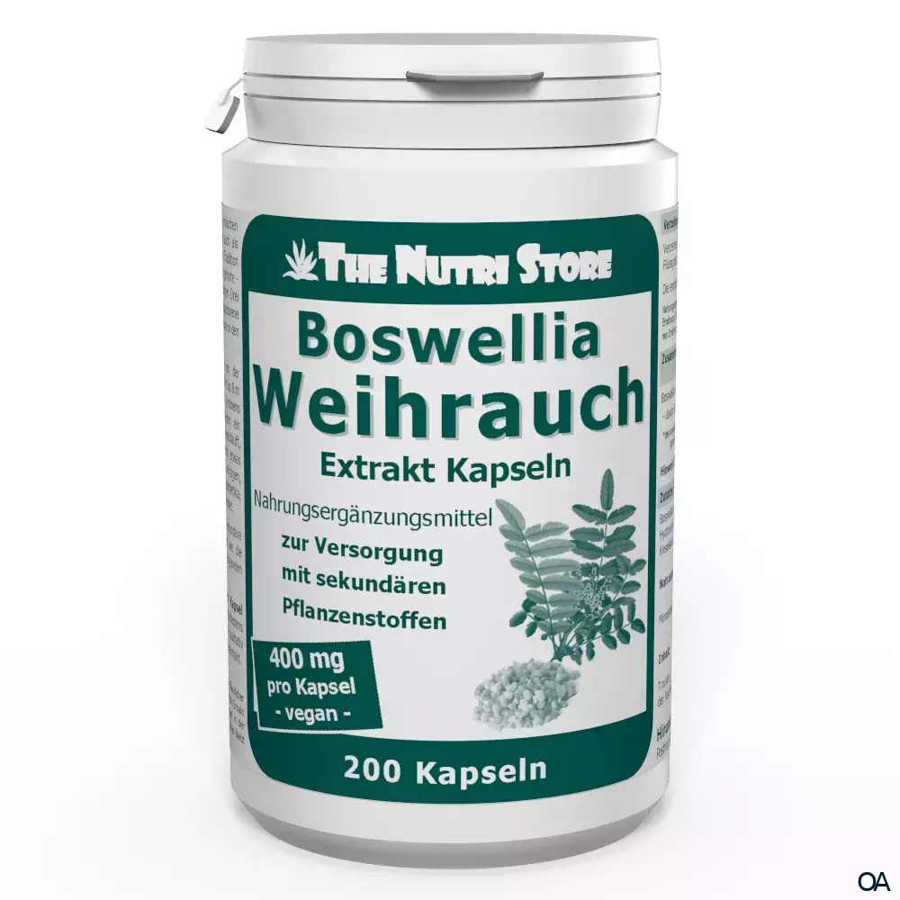 The Nutri Store Boswellia Weihrauch Extrakt Kapseln
