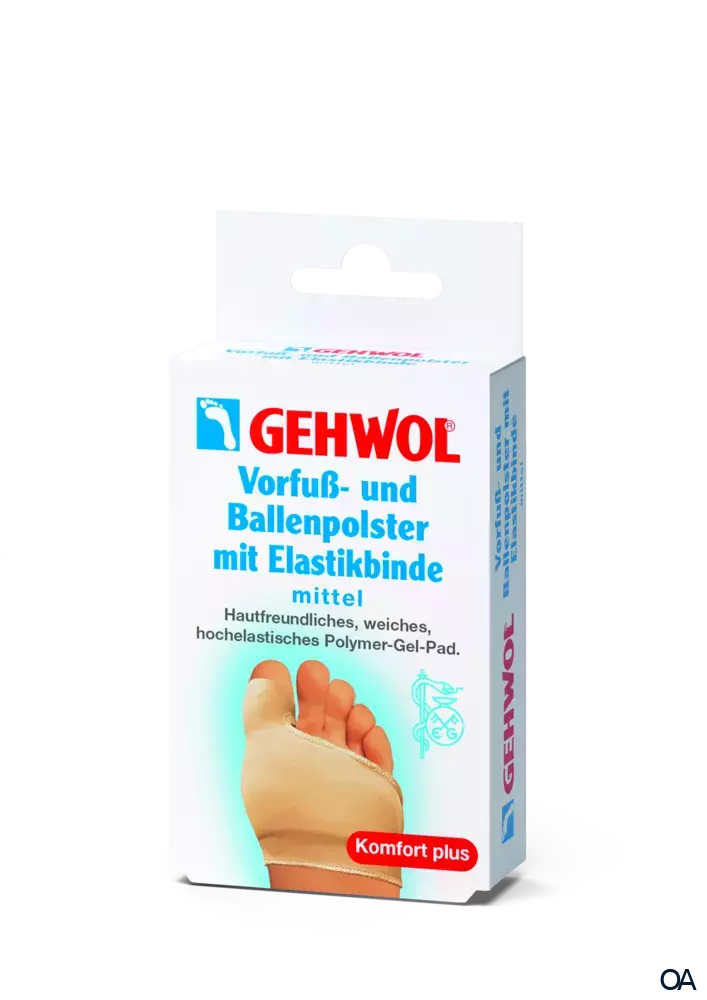 GEHWOL® Vorfuß- und Ballenpolster mit Elastikbinde mittel GEHWOL® Vorfuß- und Ballenpolster mit Elastikbinde mittel