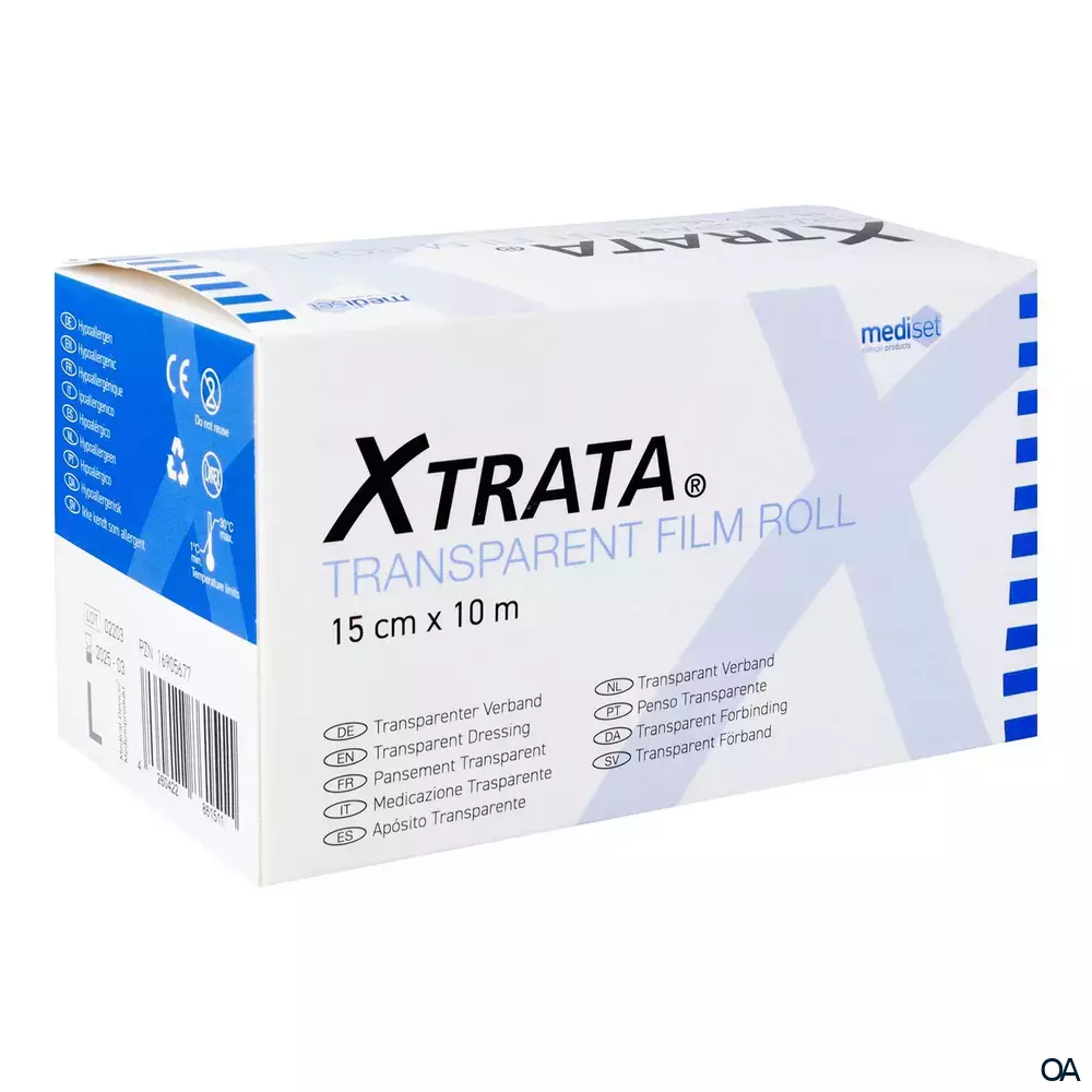 Xtrata® Transparenter Filmverband Rolle 15 cm x 10 m