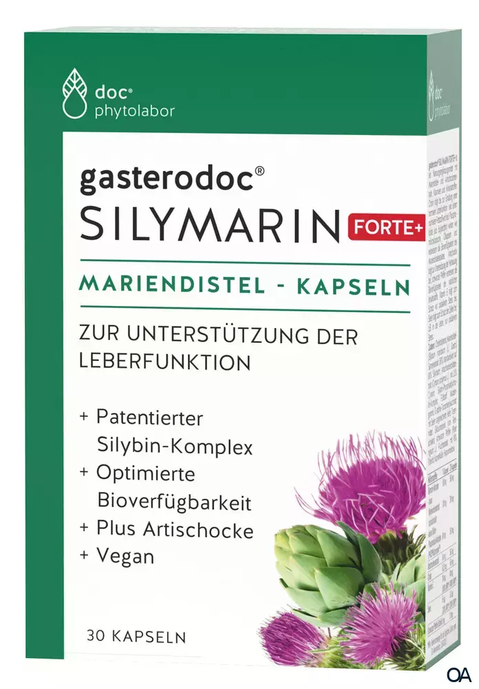 doc nature‘s SILYMARIN FORTE + Mariendistel-Kapseln doc nature‘s SILYMARIN FORTE + Mariendistel-Kapseln