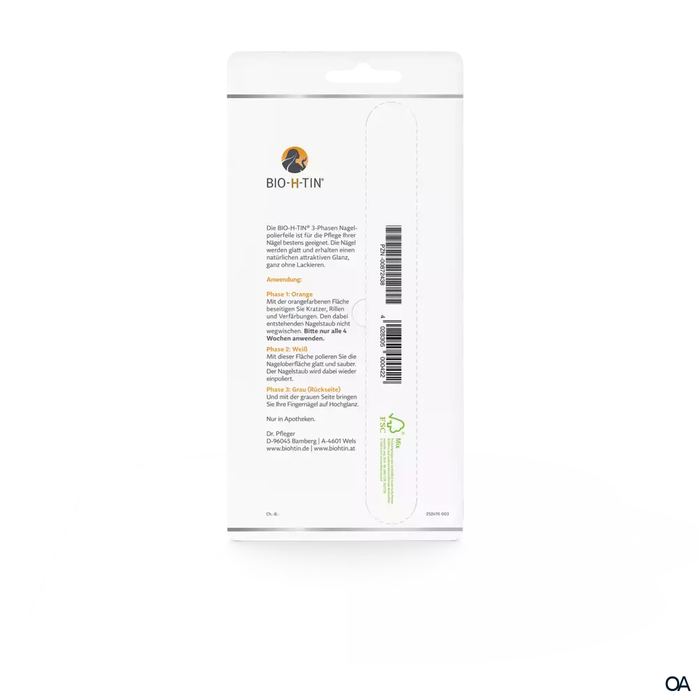 BIO-H-TIN® Schonende Glas-Nagelfeile BIO-H-TIN® Schonende Glas-Nagelfeile