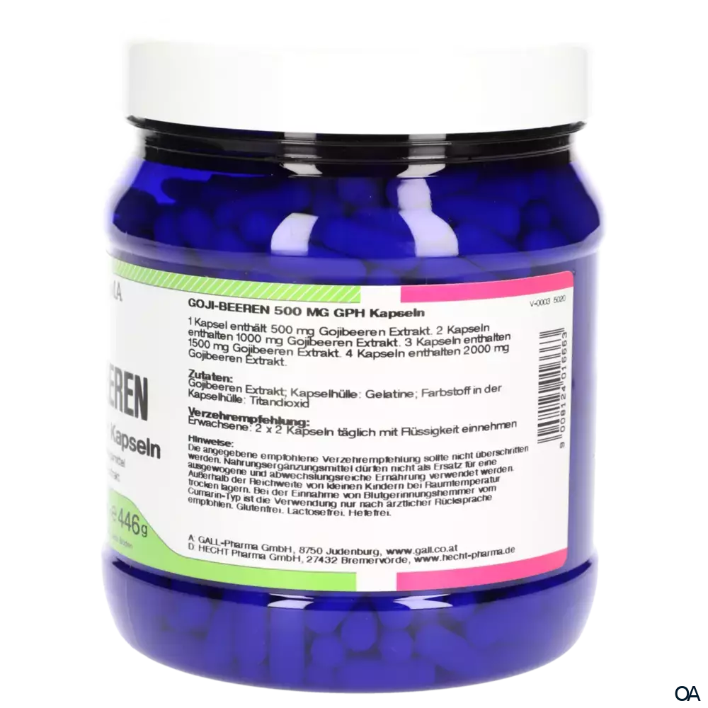 Gall Pharma Goji Beeren 500 mg Kapseln Gall Pharma Goji Beeren 500 mg Kapseln