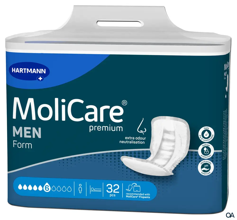 MoliCare® premium Form MEN 6 Tropfen Inkontinenz Vorlagen