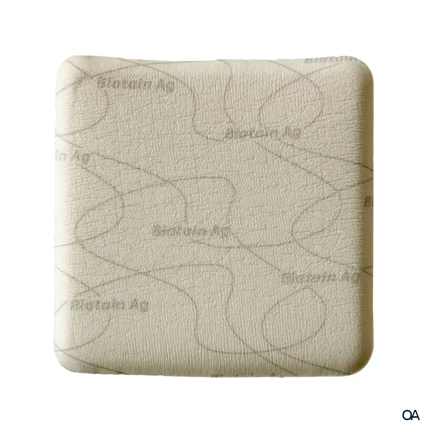 Biatain® Ag Non-Adhesive Nichthaftender Schaumverband mit Silber steril, 10 x 20 cm