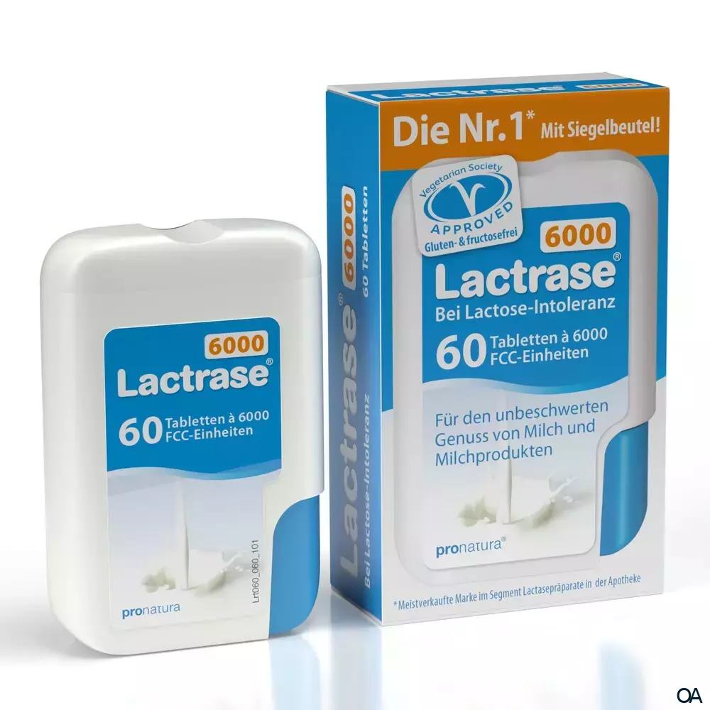 Lactrase® 6000 FCC Tabletten Spender