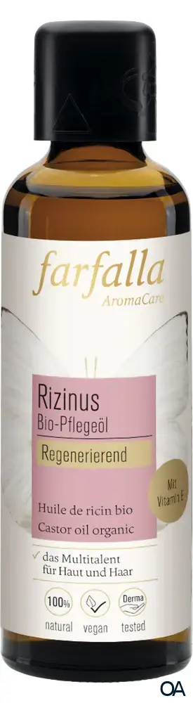 Farfalla Rizinus Farfalla Rizinus Bio-Pflegeöl: Regenerierende Pflege für Haut, Haar ...