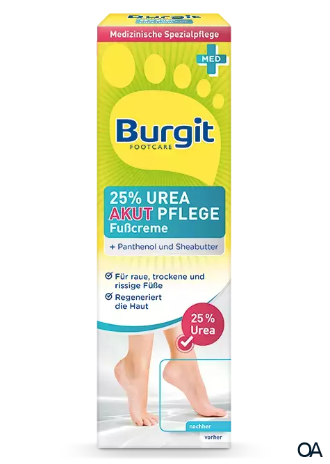Burgit Footcare 25% Urea Akut Fußcreme Burgit Footcare 25% Urea Akut Fußcreme
