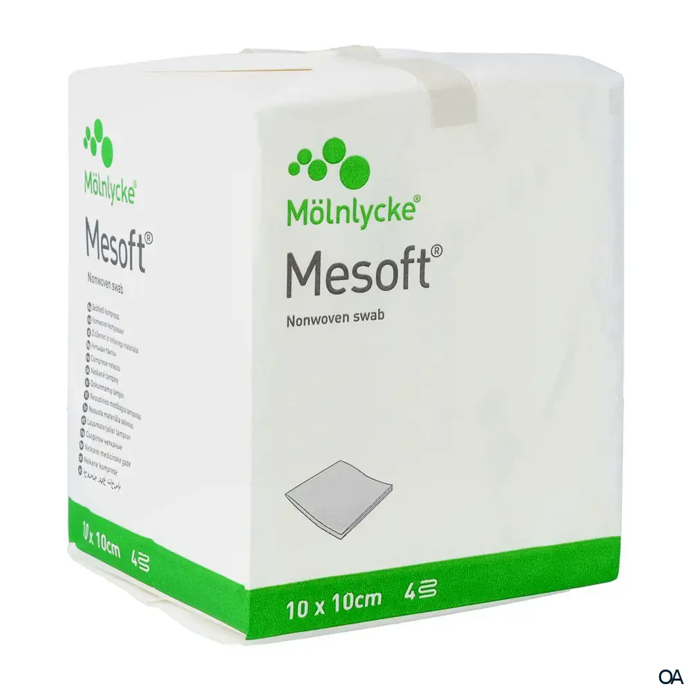 Mesoft® Vlieskompressen unsteril 10 x 10 cm Mesoft® Vlieskompressen unsteril 10 x 10 cm