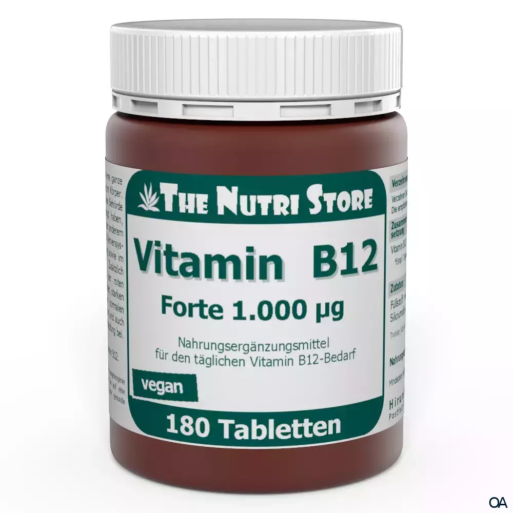 The Nutri Store Vitamin B12 Forte 1000 µg Tabletten The Nutri Store Vitamin B12 Forte 1000 µg Tabletten