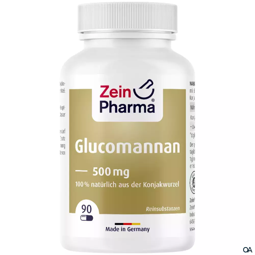 ZeinPharma Glucomannan 500 mg Kapseln ZeinPharma Glucomannan 500 mg Kapseln