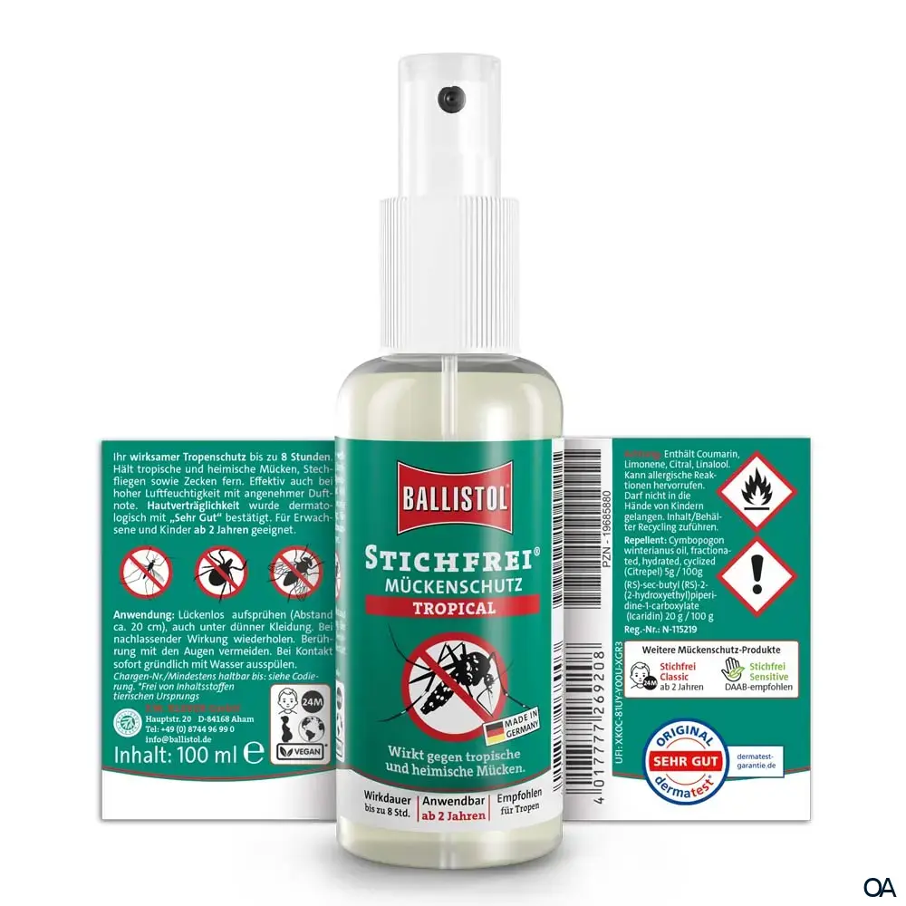 Ballistol Stichfrei® Tropical Mückenschutz Spray Ballistol Stichfrei® Tropical Mückenschutz Spray