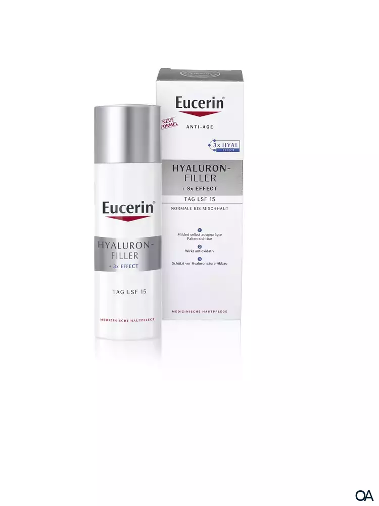 Eucerin® HYALURON-FILLER Tagespflege für normale Haut bis Mischhaut Eucerin® HYALURON-FILLER Tagespflege für normale Haut bis Mischhaut
