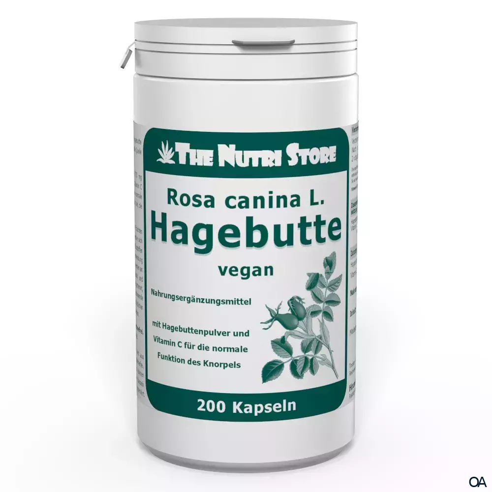 The Nutri Store Rosa canina L. Hagebutte Kapseln The Nutri Store Rosa canina L. Hagebutte Kapseln