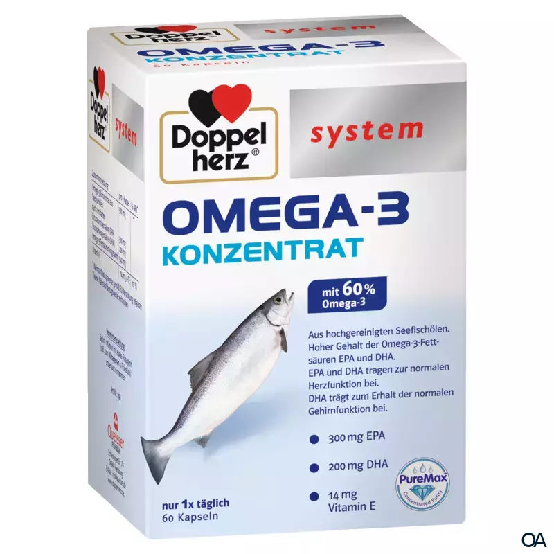 Doppelherz system OMEGA-3 KONZENTRAT Kapseln Doppelherz system OMEGA-3 KONZENTRAT Kapseln