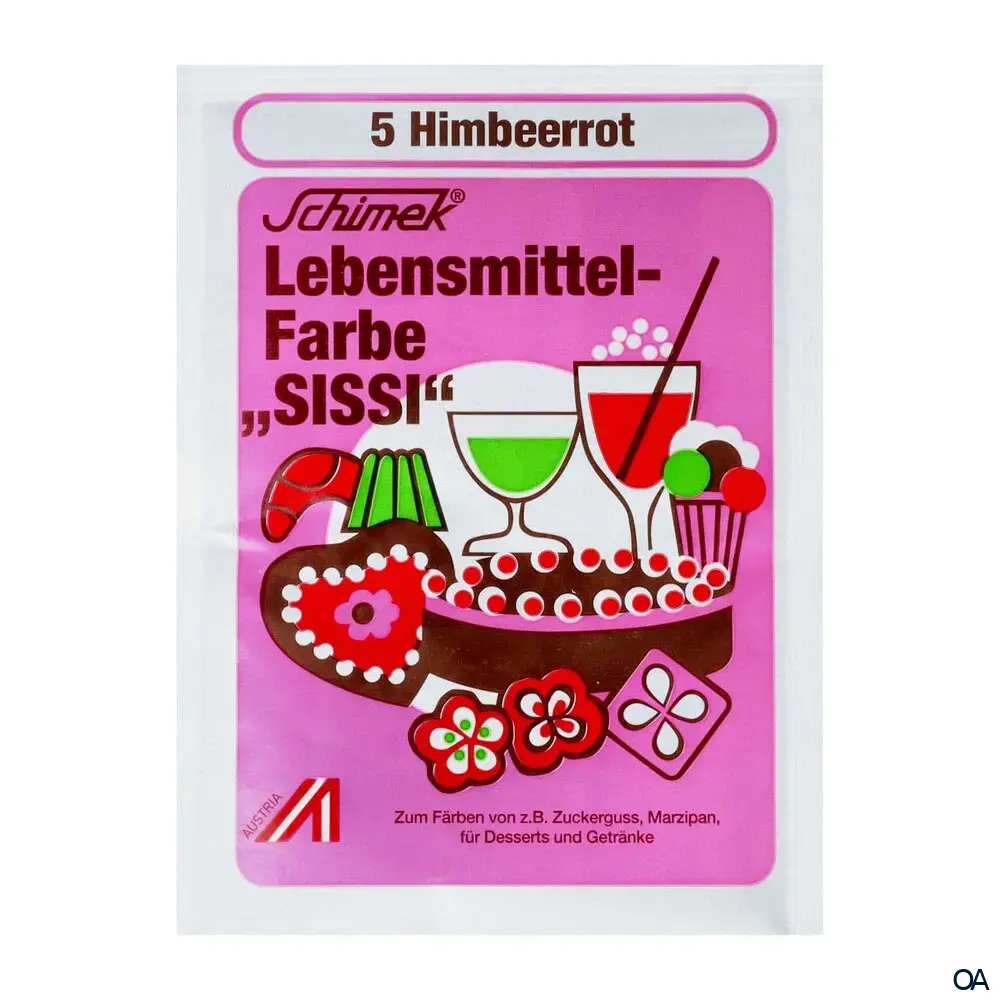 Schimek® Lebensmittelfarbe  "Sissi" - 5 Himbeerrot