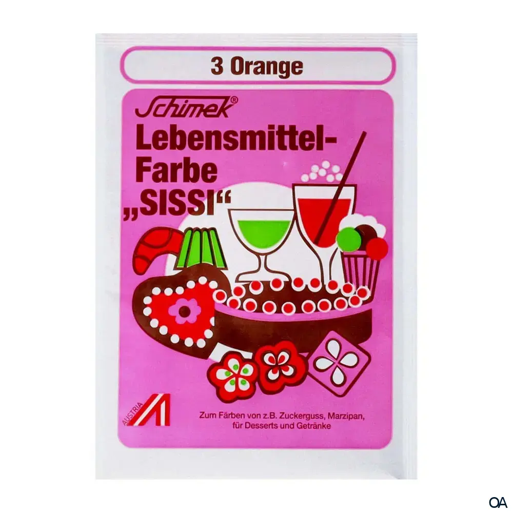Schimek® Lebensmittelfarbe  "Sissi" - 3 Orange