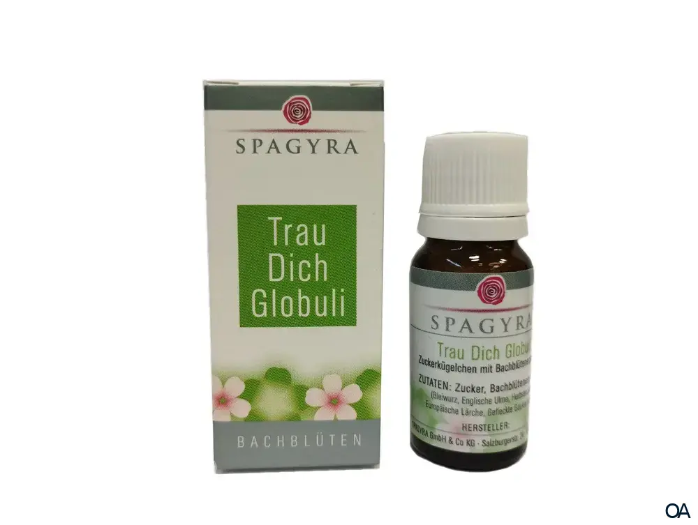 Spagyra Trau Dich Bachblüten Globuli Spagyra Trau Dich Bachblüten Globuli