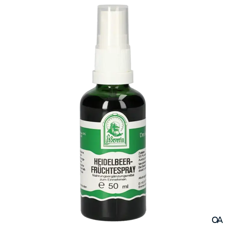 Pater Severin Heidelbeerfrüchte Spray Pater Severin Heidelbeerfrüchte Spray