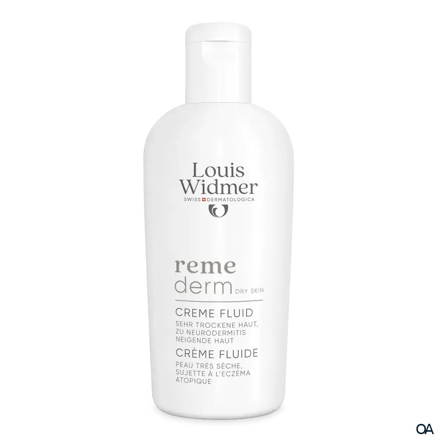 Louis Widmer remederm Dry Skin Creme Fluid - leicht parfümiert