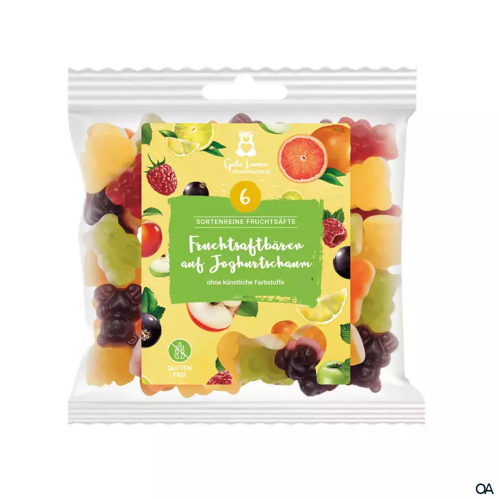 Naschlabor Fruchtgummi auf Joghurtschaum Naschlabor Fruchtgummi auf Joghurtschaum