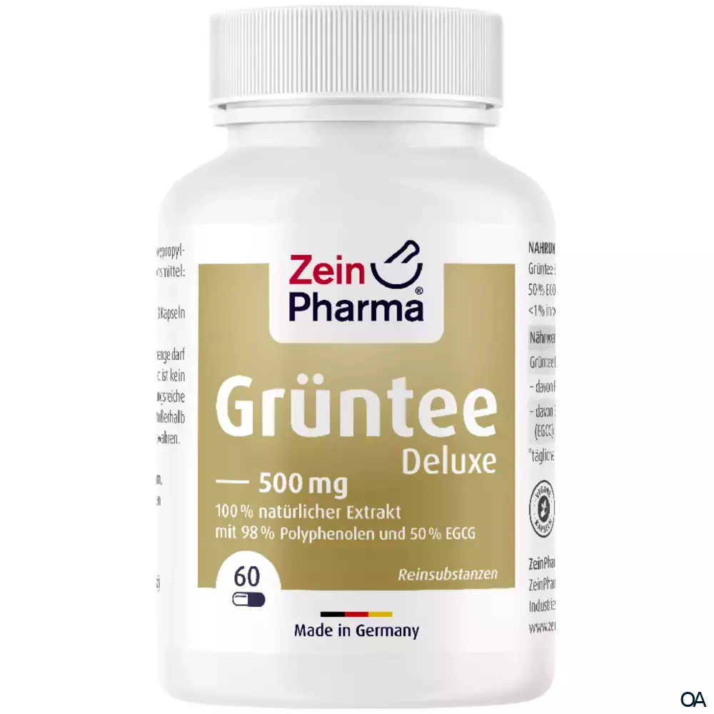 ZeinPharma Grüntee Deluxe 500 mg Kapseln ZeinPharma Grüntee Deluxe 500 mg Kapseln