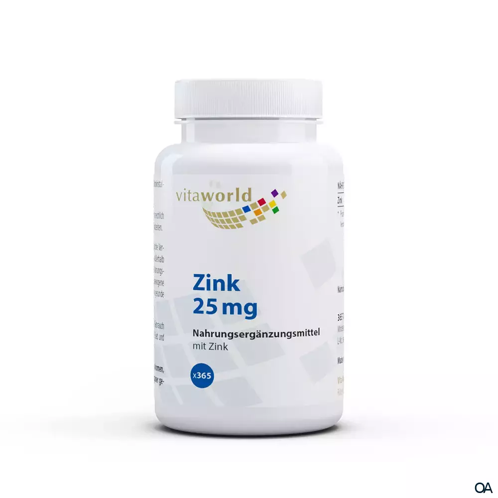 Vitaworld Zink 25 mg Tabletten